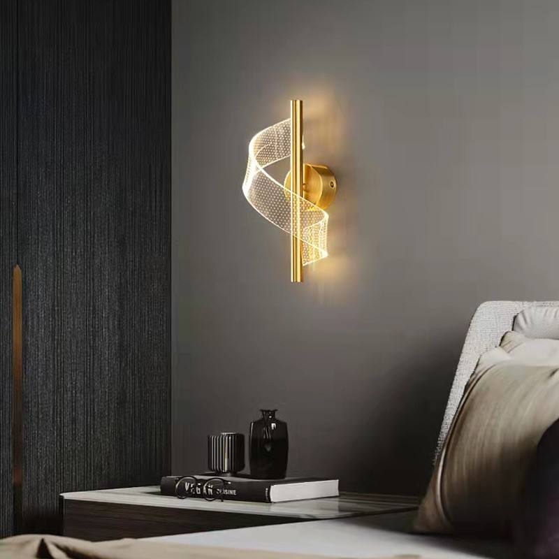 Luxe Wandlamp van Glas - Stijlvolle Glazen Kandelaar LED