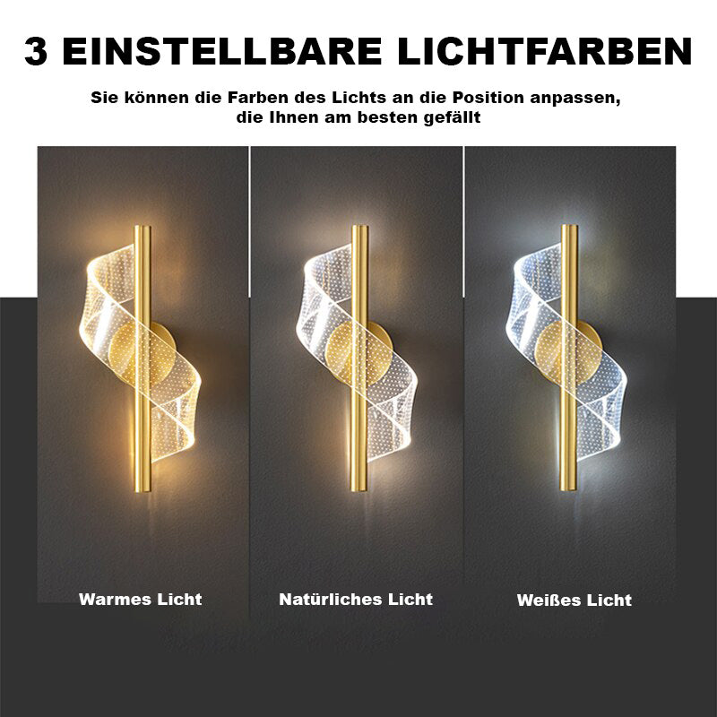 Luxe Wandlamp van Glas - Stijlvolle Glazen Kandelaar LED
