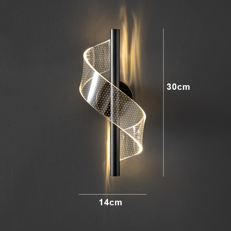 Luxe Wandlamp van Glas - Stijlvolle Glazen Kandelaar LED