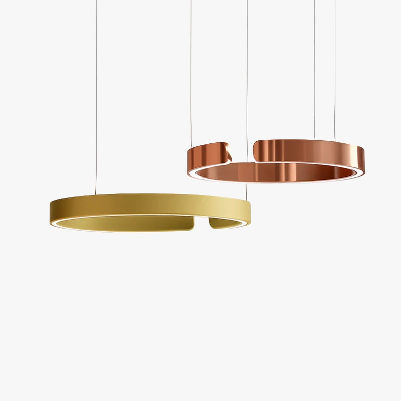 Plafondlamp hanglamp kroonluchters voor eetkamer LED slaapkamer woonkamer Scandinavische huisdecoratie moderne ronde ringlampen