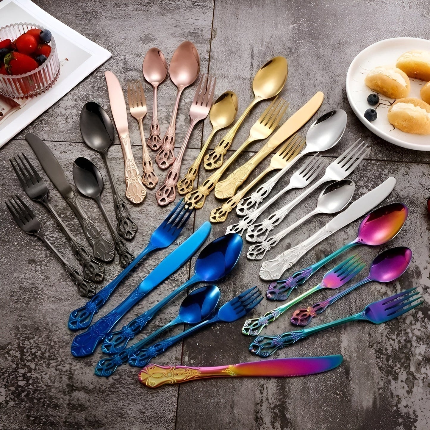 Skanto | RoyalCutlery Bestekset | Roestvrij Staal | 24 Delen