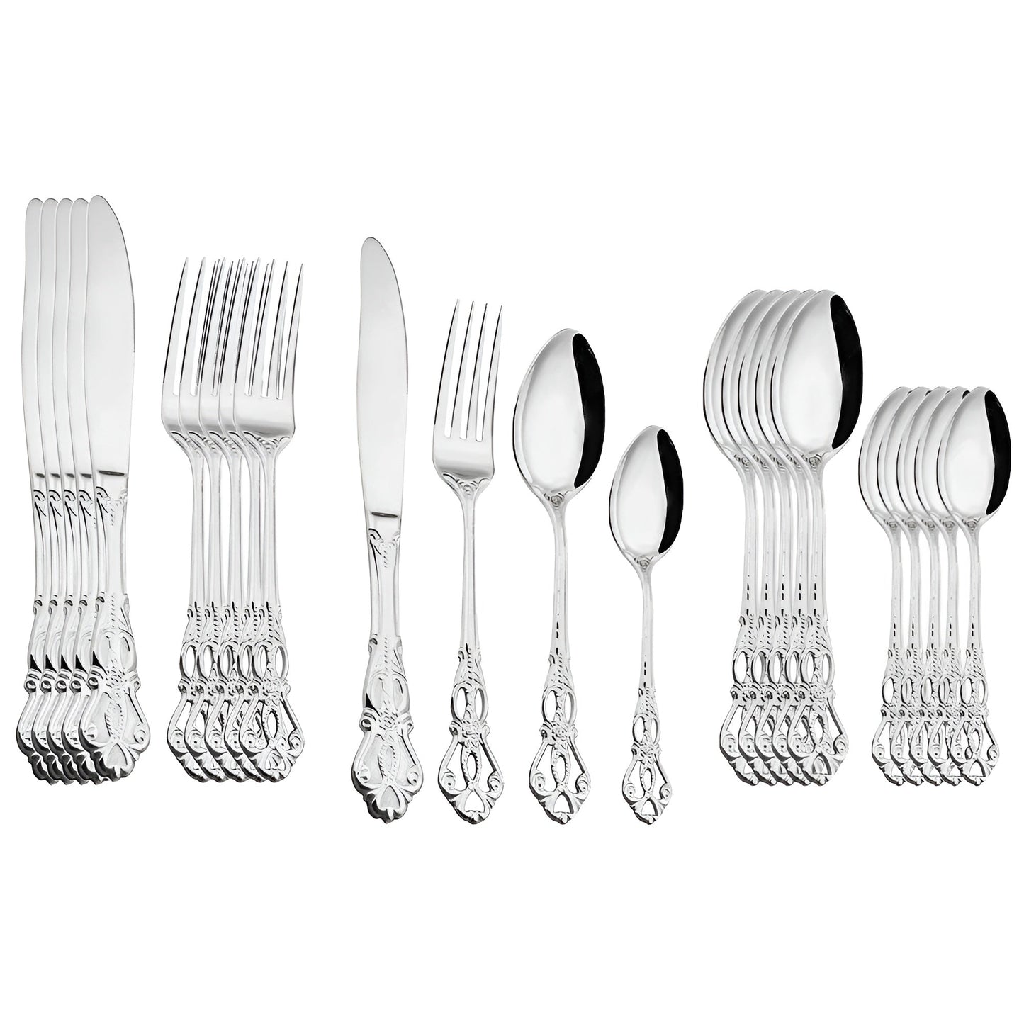 Skanto | RoyalCutlery Bestekset | Roestvrij Staal | 24 Delen