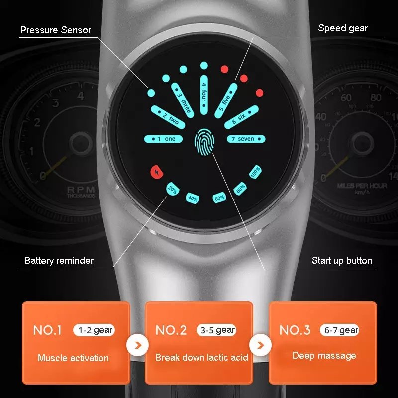 Vivagun Massageapparaat - Premium Geluidsloze Massage voor Spieren
