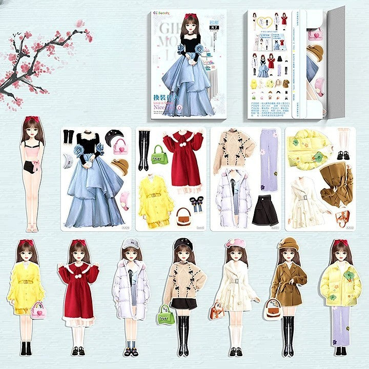 Magnetische Papieren Pop | Creatieve Kleding voor Kinderen