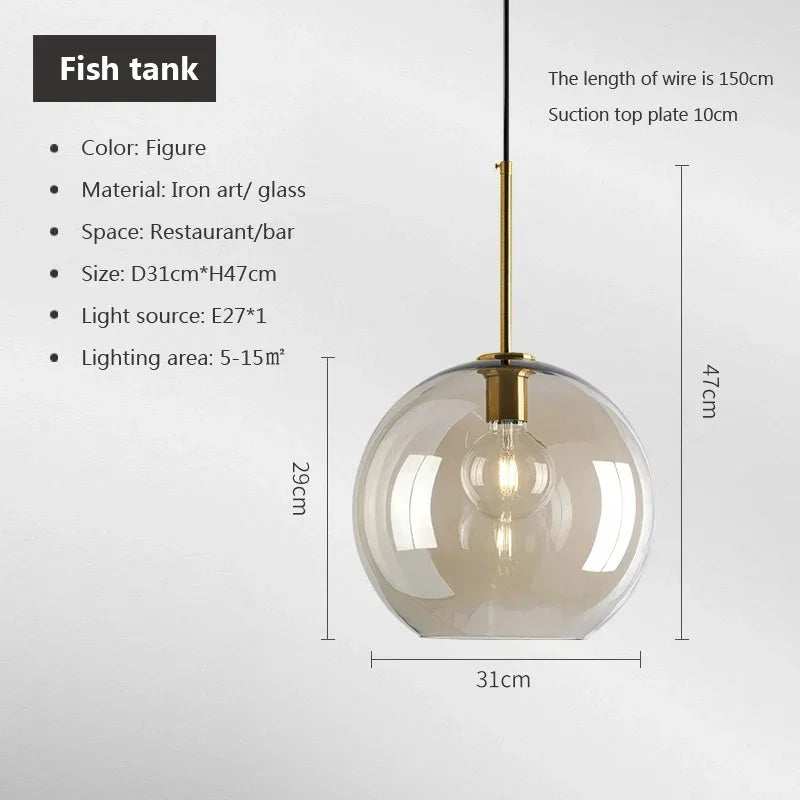 Nyomi Glas Hanglamp
