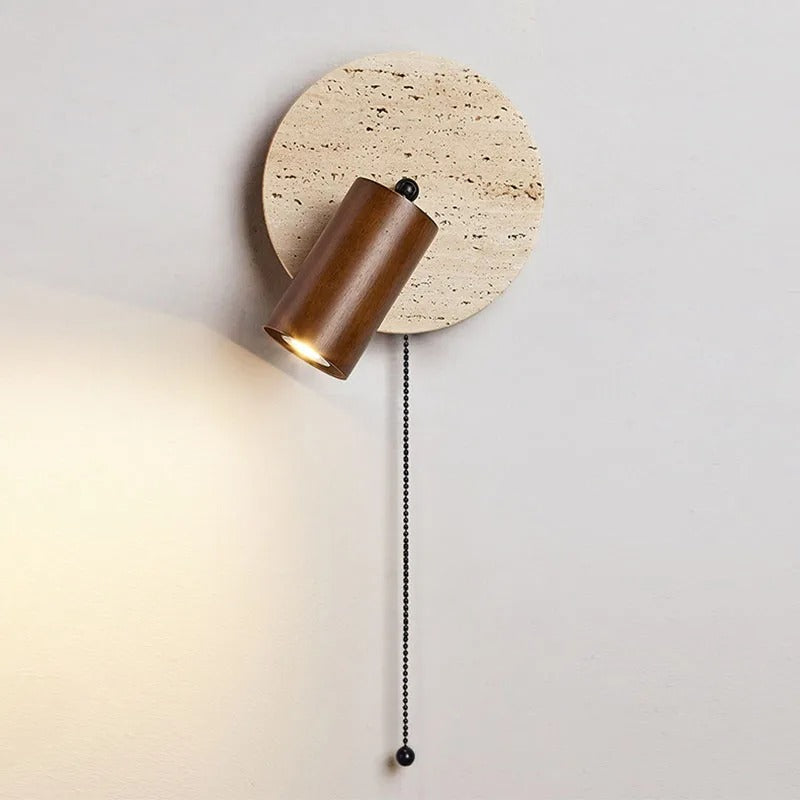 Travertine Moderne Rotatable Bedlamp Wandlamp