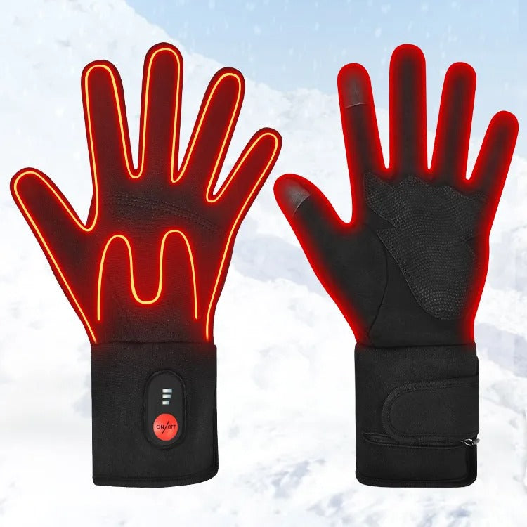 Ultradunne, verwarmde en ademende unisex handschoenen - Directe warmte