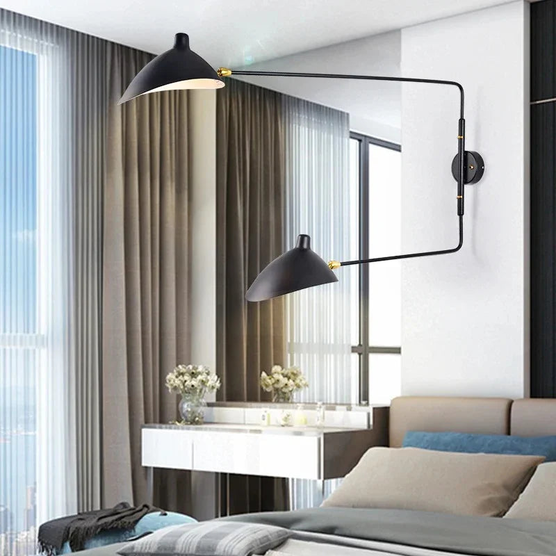 Rosa Wandlamp