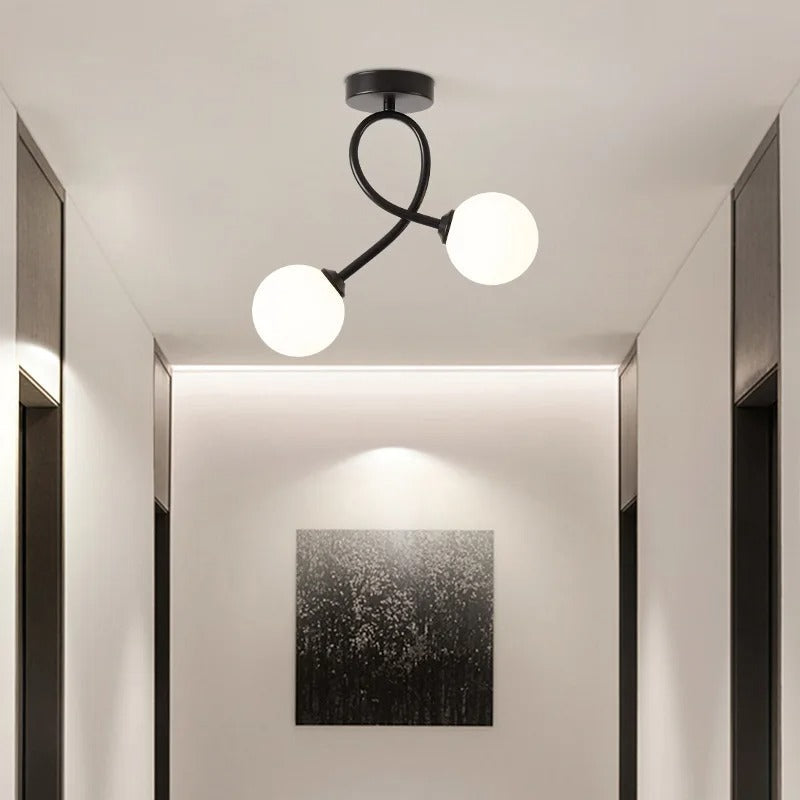Zenovia - Elegante Minimalistische Plafondlamp van Glas