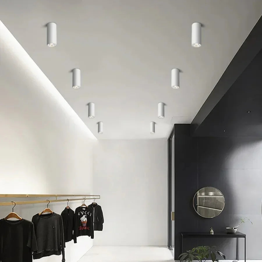 Carly White LED Opbouwspot