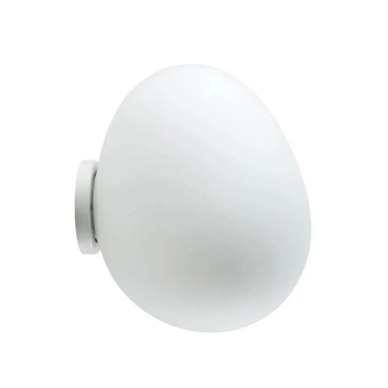 Abby Glazen Ei Wandlamp