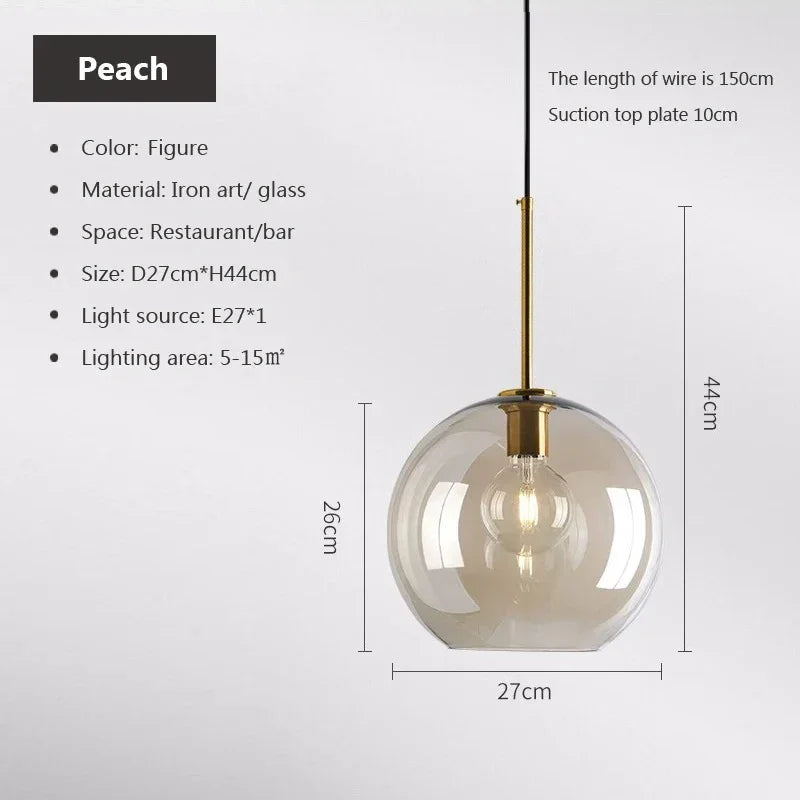 Nyomi Glas Hanglamp