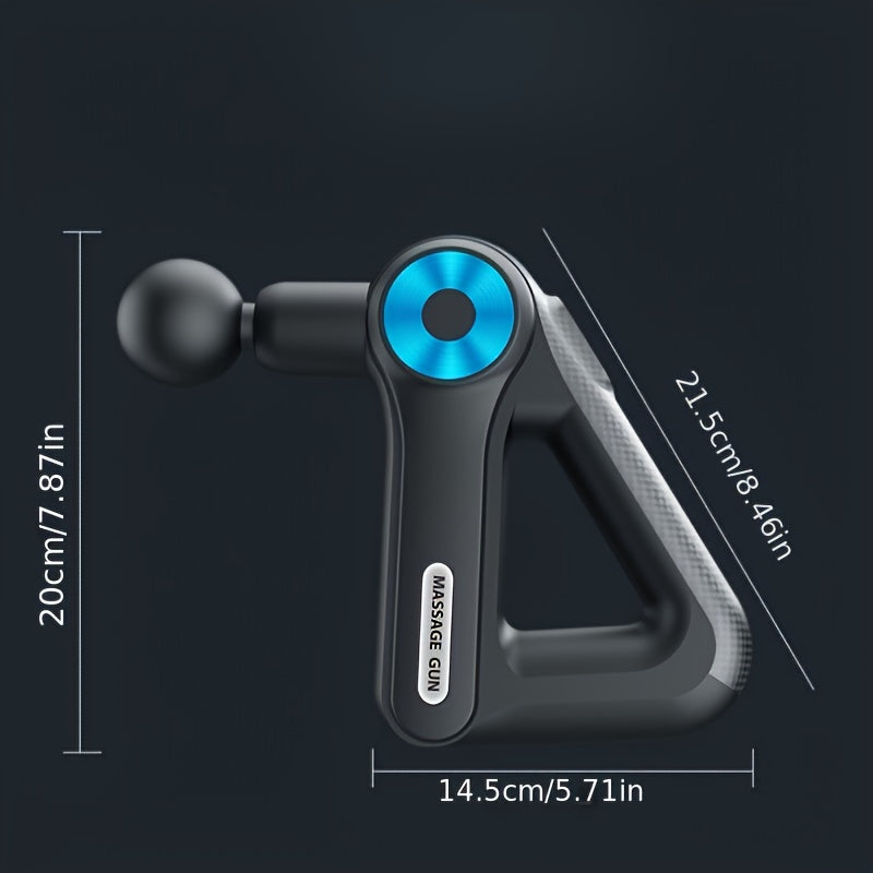 Massagepistool met 9 opzetstukken | Massageapparaat voor nek, rug, voeten en meer | Massage Gun | Pulsevia