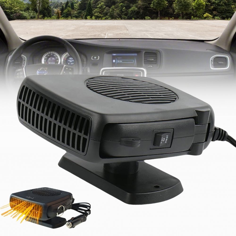 TurboHeat | 12V Auto Verwarming – 150W/300W Keramische Ventilator Verwarming, Draagbare Auto Ontdooi- en Verwarmingsapparaat