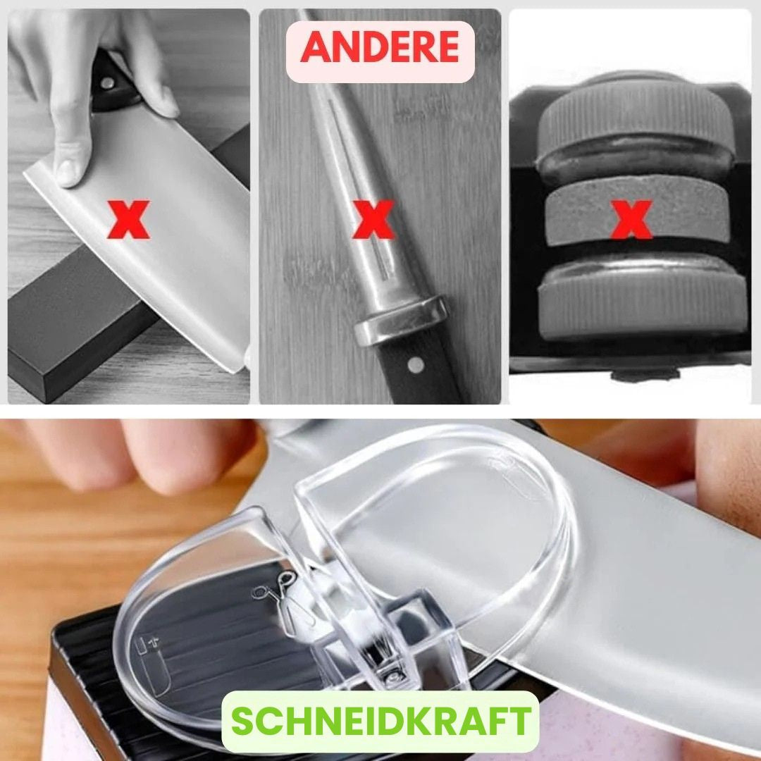 Messenslijper | Eenvoudig messen slijpen | Elektrische messenslijper | Scheidkracht