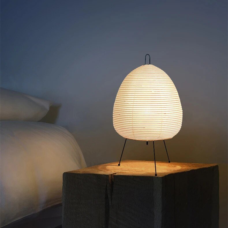 Japanse lamp gemaakt van rijstpapier - Rijstpapier lamp