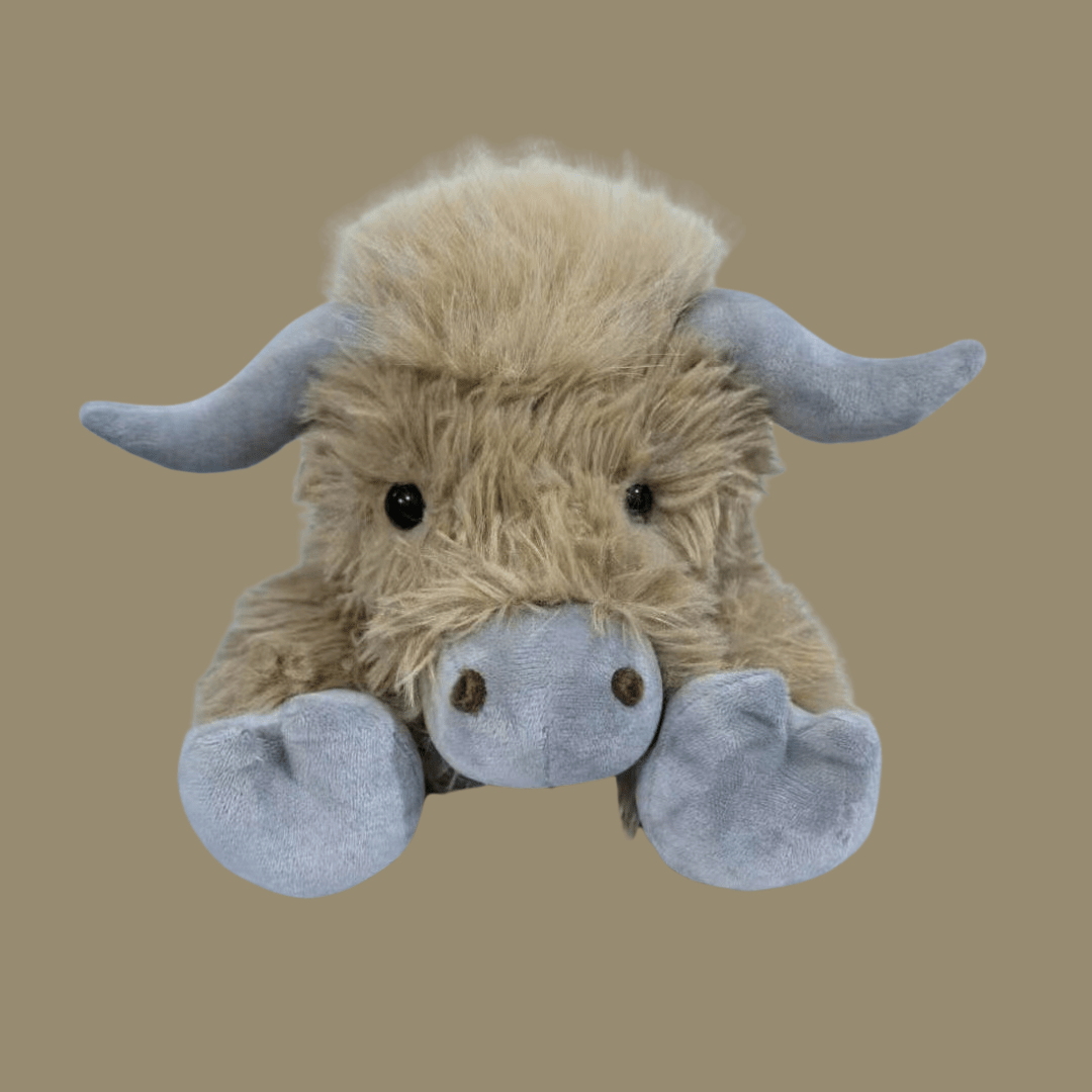 MOOLETTE – Schattige Hoogland Koe Plush met Gezellig, Knuffelbaar Ontwerp