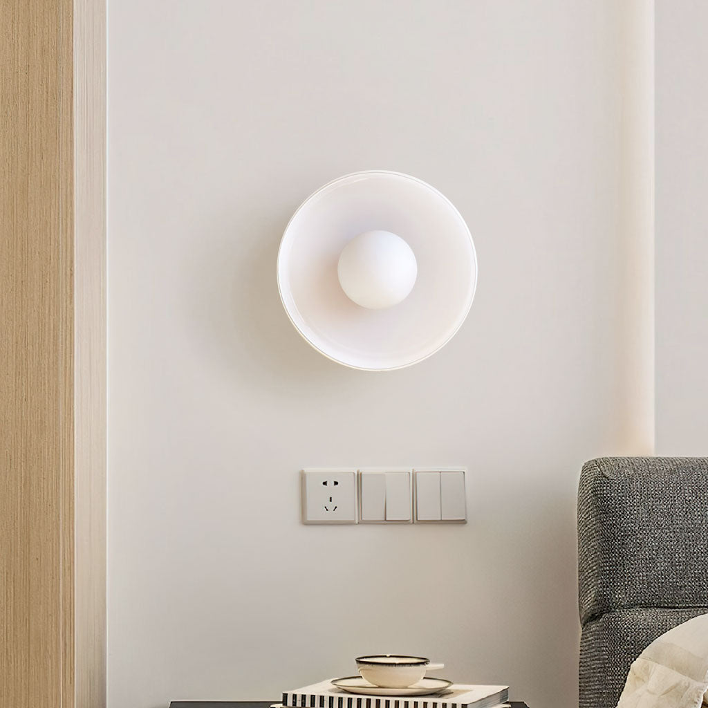 Morrow Glazen Schijf Plafondlamp/Wandlamp