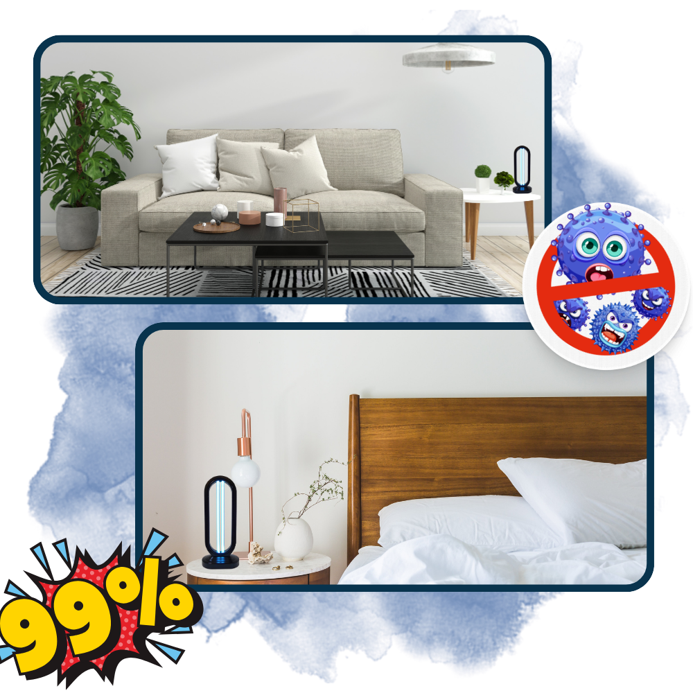 Multi-Oppervlak UV Desinfectielamp – De Sterkste Bed Bugs Killer voor Thuis- en Reisgebruik