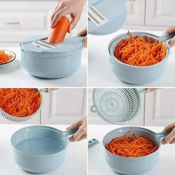 Groentesnijder | 12-in-1 Snijder voor Groenten & Fruit | MultiSchnitt