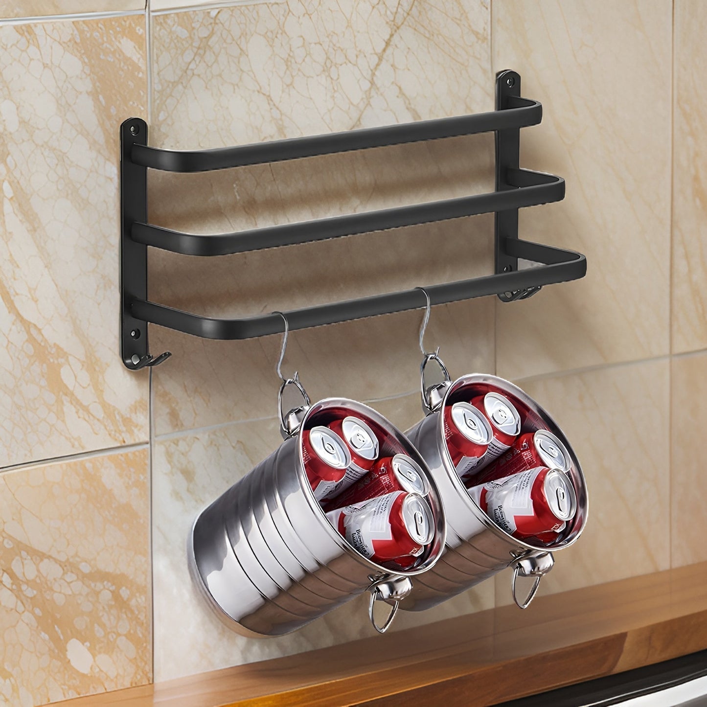 Neyora | Wandhanddoekhouder – Duurzame Elegantie in Aluminium