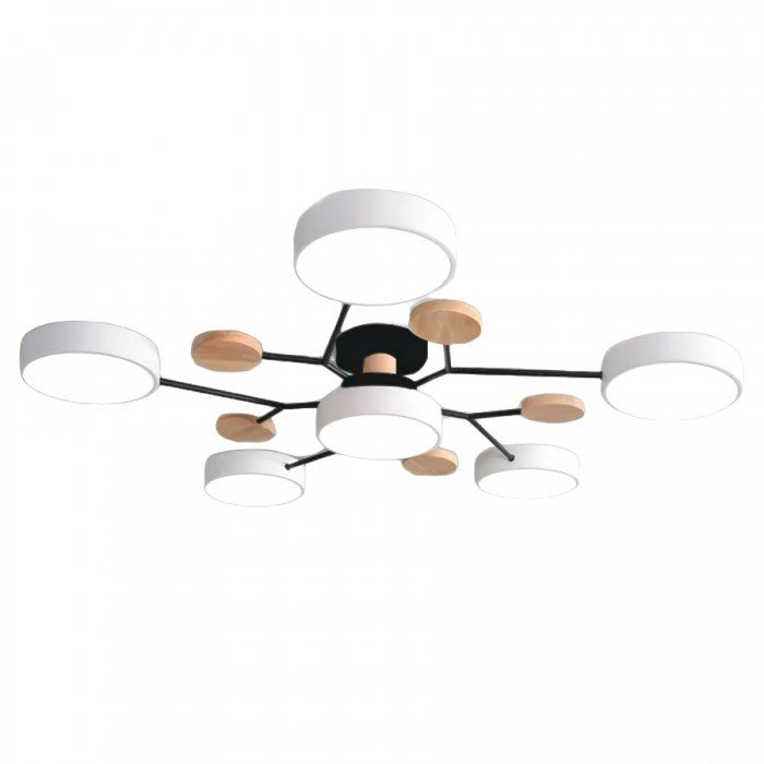 Scandinavische LED Plafondlamp | Vertakt Modern Lichtdesign