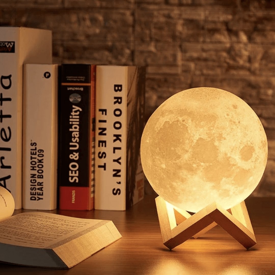 Maanlamp - Luna - Oplaadbaar - Touchbediening