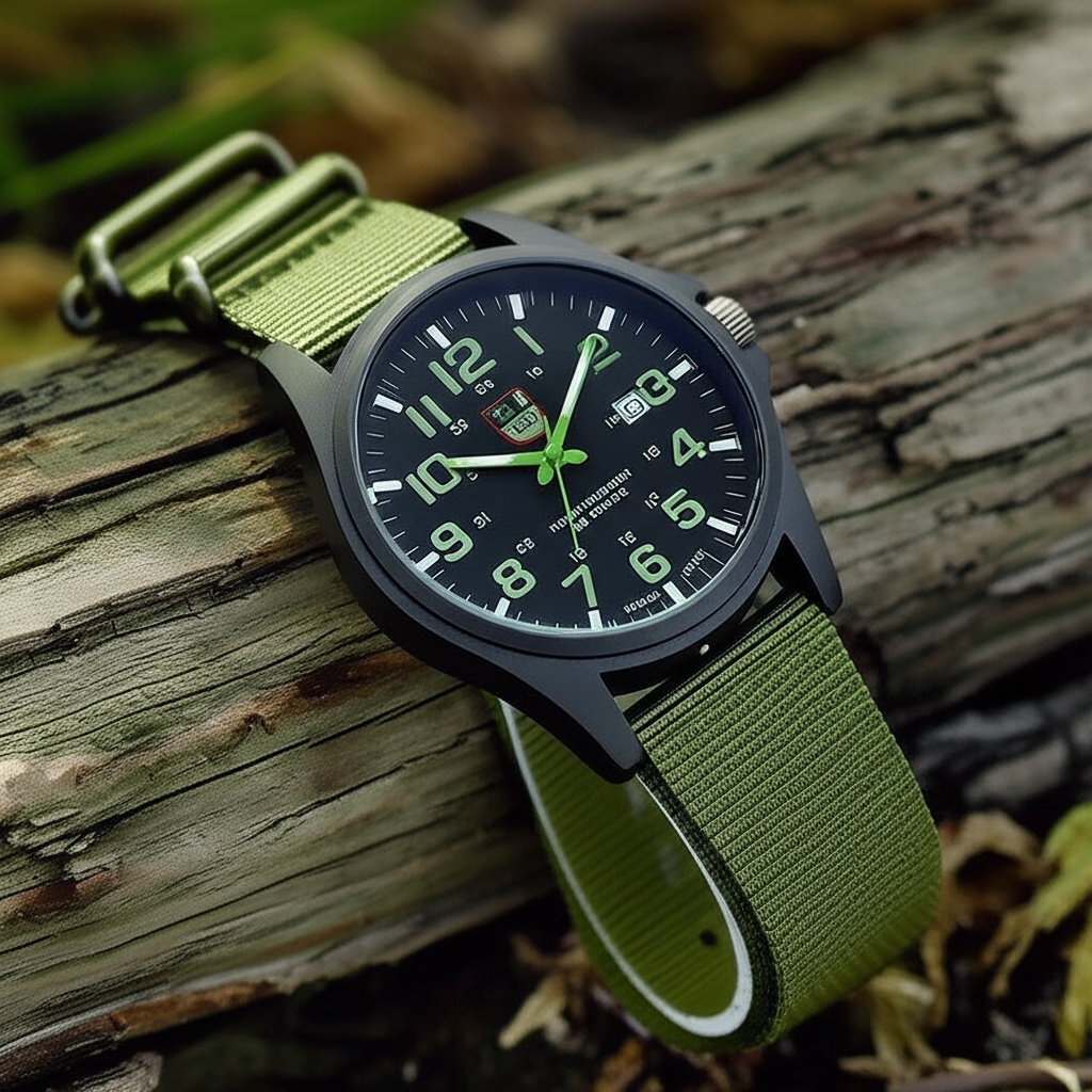 Heren Outdoor Horloge – Robuust, Waterbestendig en Sportief