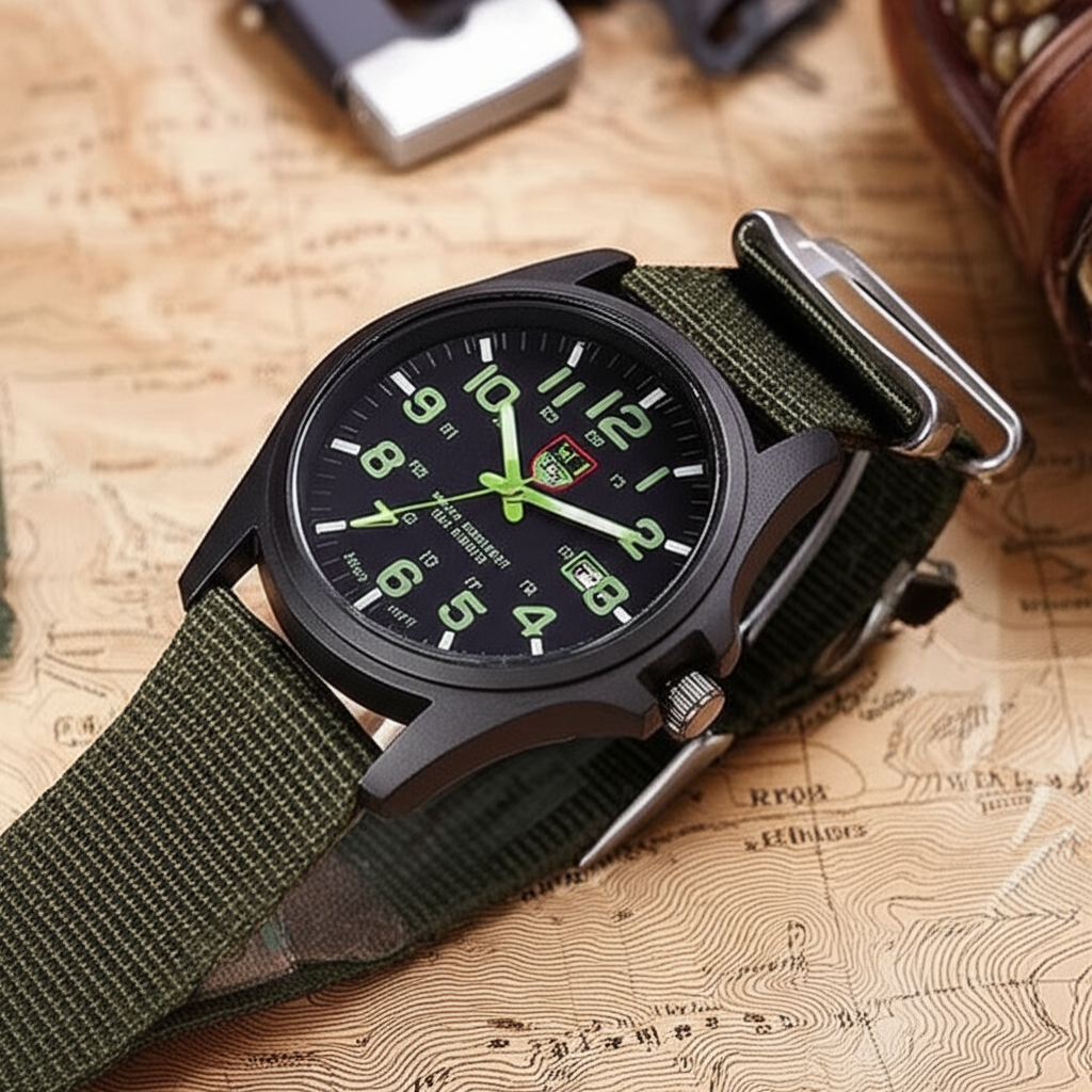 Heren Outdoor Horloge – Robuust, Waterbestendig en Sportief