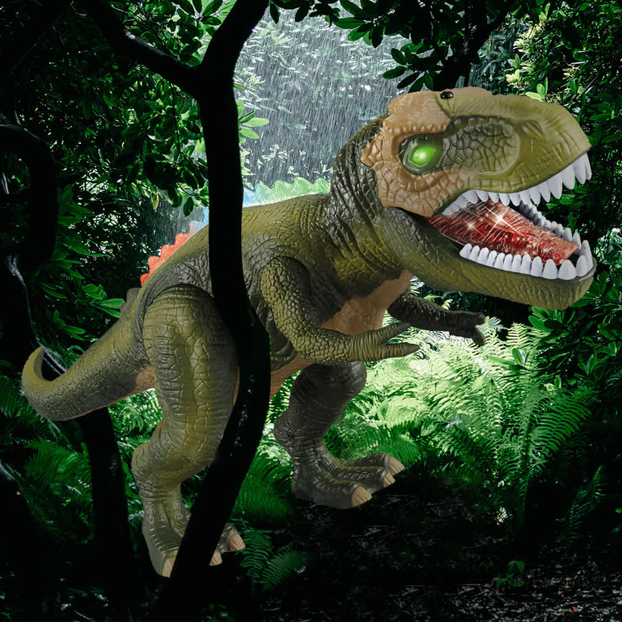 Jurassic Rover Afstandsbediening Dino Speelgoed met Lopen en Brullen