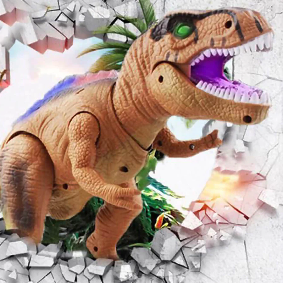 Jurassic Rover Afstandsbediening Dino Speelgoed met Lopen en Brullen