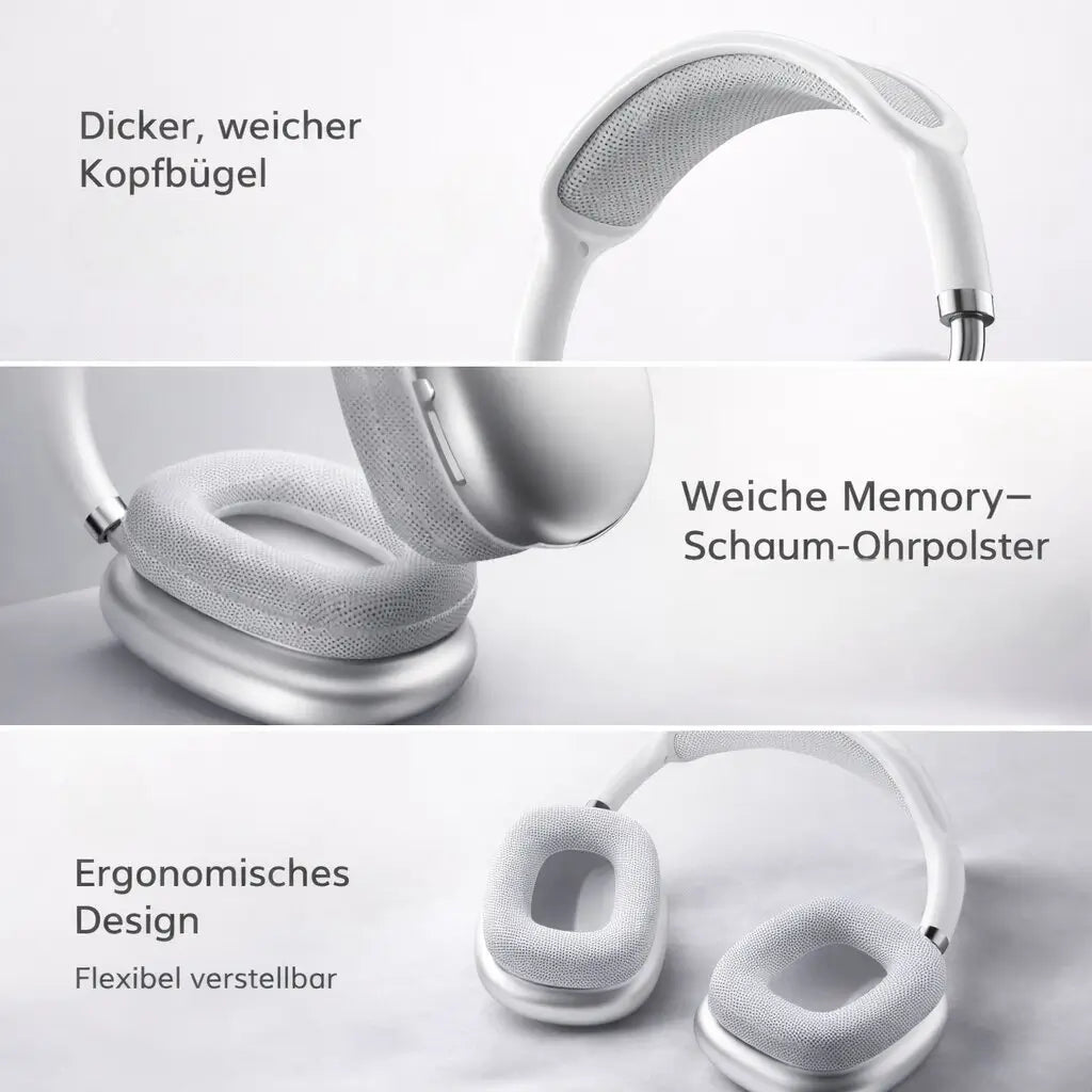 Over-Ear Noise Cancelling Hoofdtelefoon met Bluetooth & Geluidsisolatie (ANC)