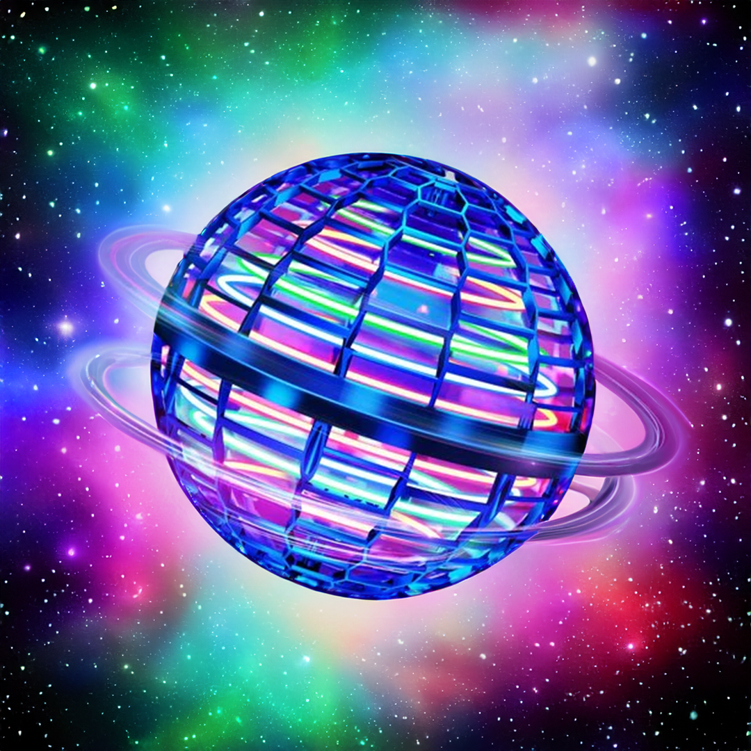 De Originele Flying Orb Ball | Aerodynamische Vliegende Spinner met LED-effecten | 360° Rotatie & Boomerang-functie | Schokbestendige Behuizing & USB Snelladen