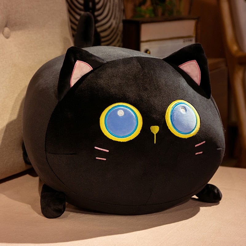 FluffMew Reuzenkat Pluche | Schattige en oversized opgezette kat voor ontspanning en decor