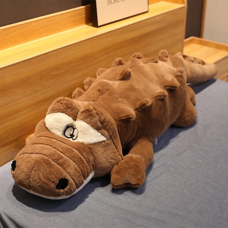 CuddleCroc XL Pluche Kussen | 150CM Grote Zachte Krokodil Knuffeldier Speelgoed voor Kinderen & Geschenken