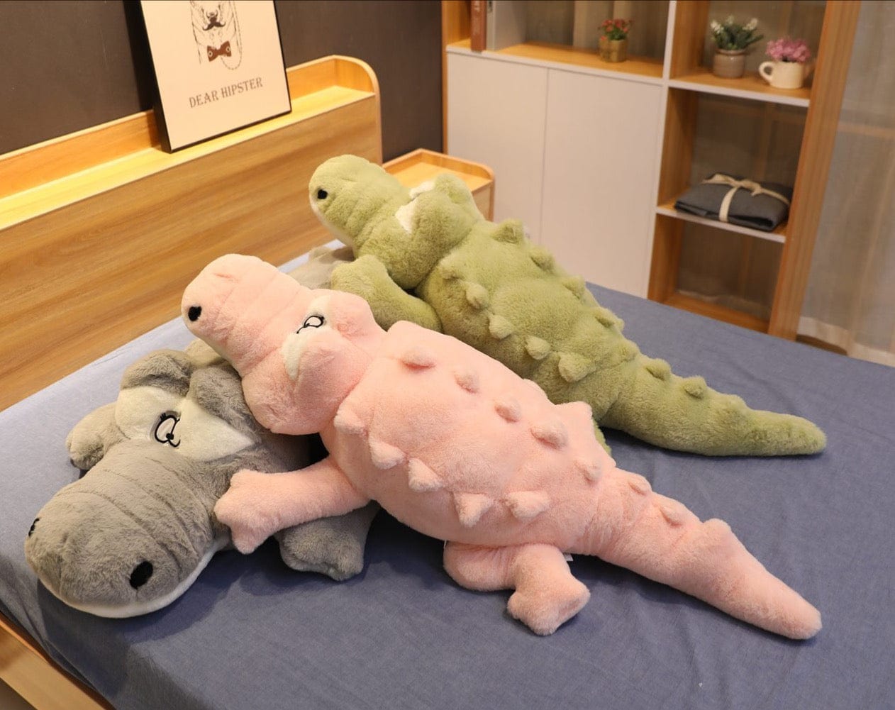 CuddleCroc XL Pluche Kussen | 150CM Grote Zachte Krokodil Knuffeldier Speelgoed voor Kinderen & Geschenken