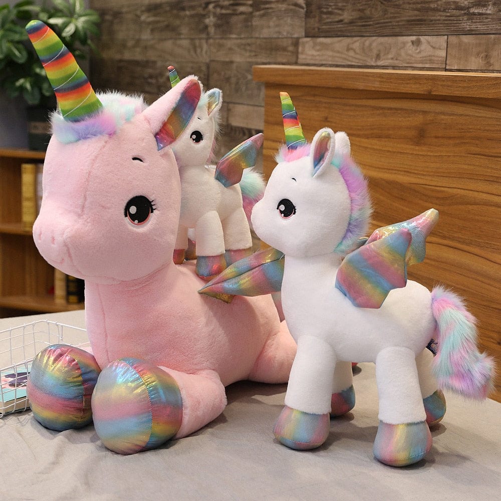 MythicSnuggle Schattig Eenhoorn Kussen Pluche | Luxueus zacht eenhoornpluche van hoge kwaliteit voor kinderen, interieur en comfort voor het slapen gaan.