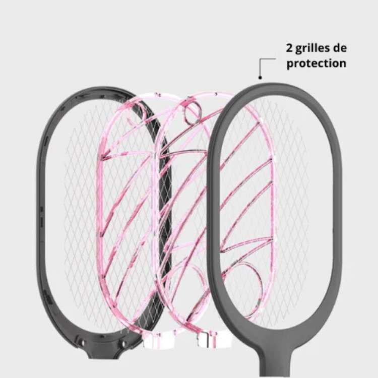 PestZap Oplaadbare Muggenverdelger – 2-in-1 Racket & Staande Lamp