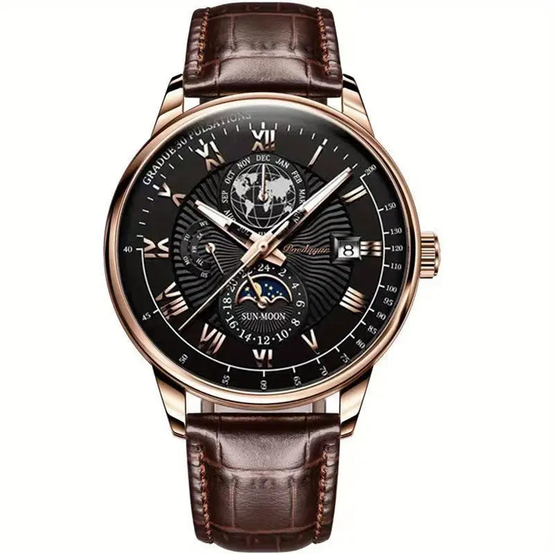 PhaseClock Mechanische Horloge – Automatisch Werk & Saffierglas