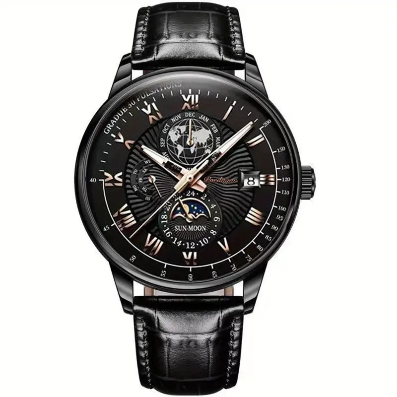 PhaseClock Mechanische Horloge – Automatisch Werk & Saffierglas