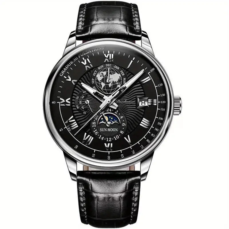 PhaseClock Mechanische Horloge – Automatisch Werk & Saffierglas