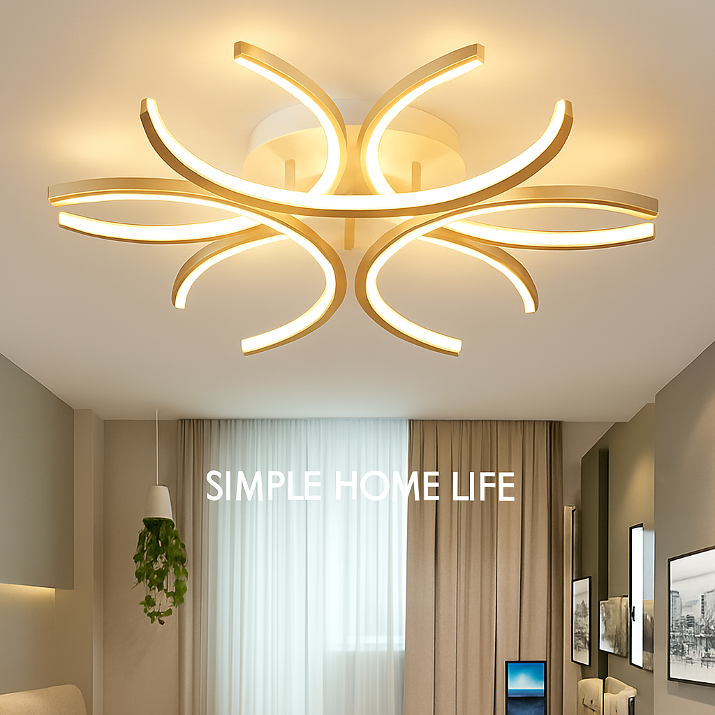 moderne LED-plafondlamp voor een ideale interieurdecoratie