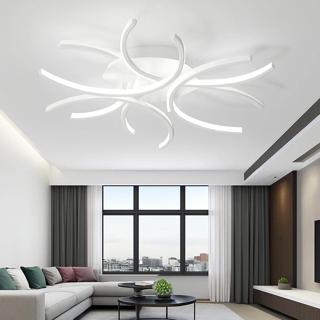moderne LED-plafondlamp voor een ideale interieurdecoratie