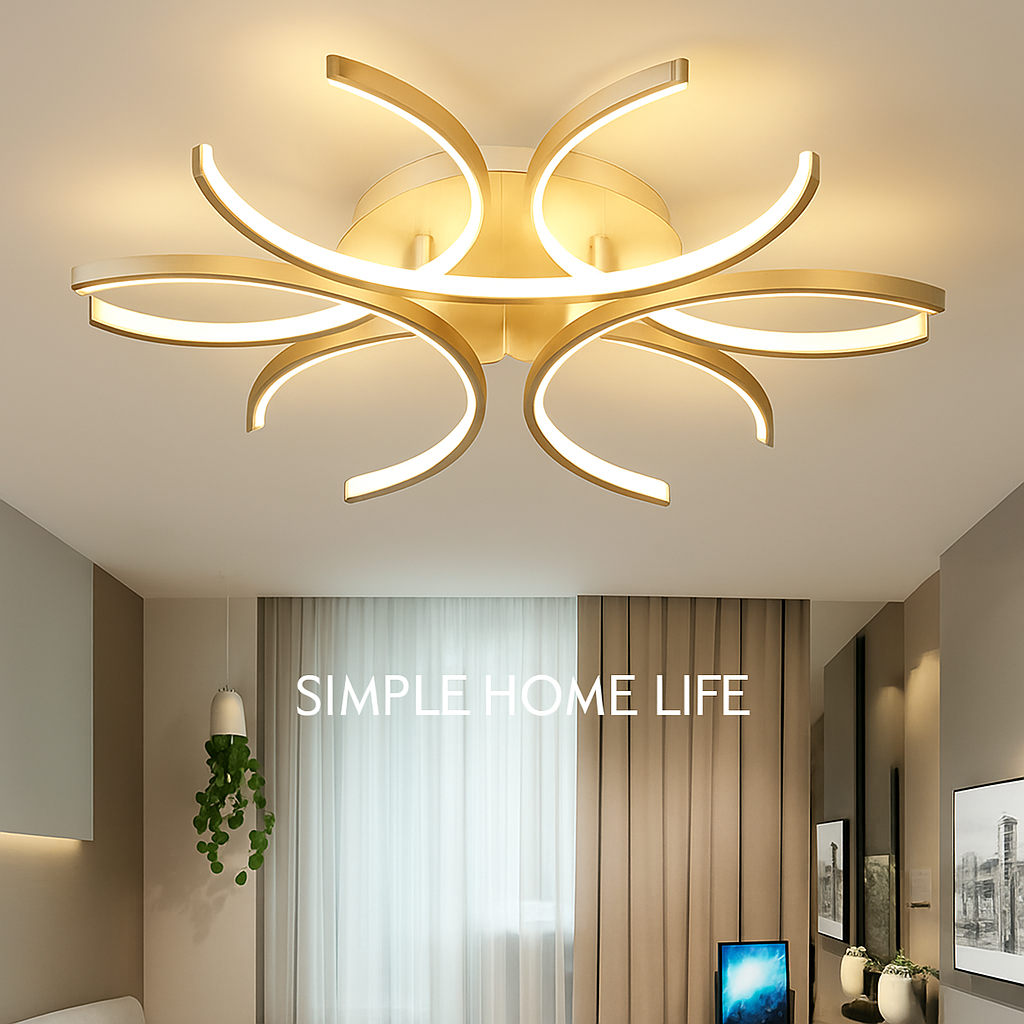 moderne LED-plafondlamp voor een ideale interieurdecoratie