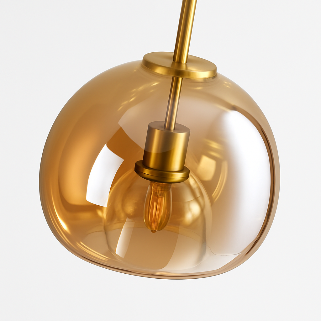 Moderne LED Glazen Plafondlamp