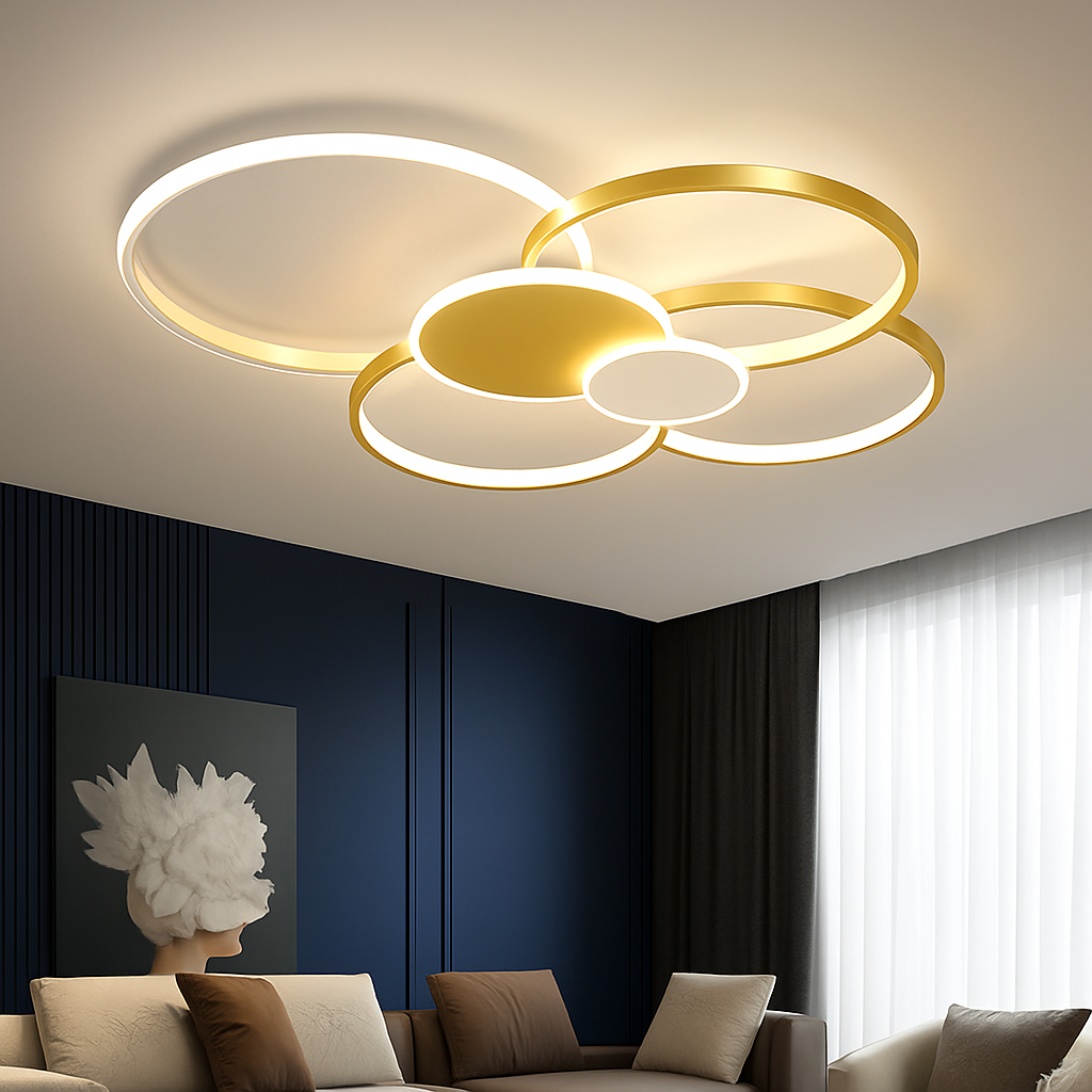 moderne dimbare LED plafondlamp met afstandsbediening