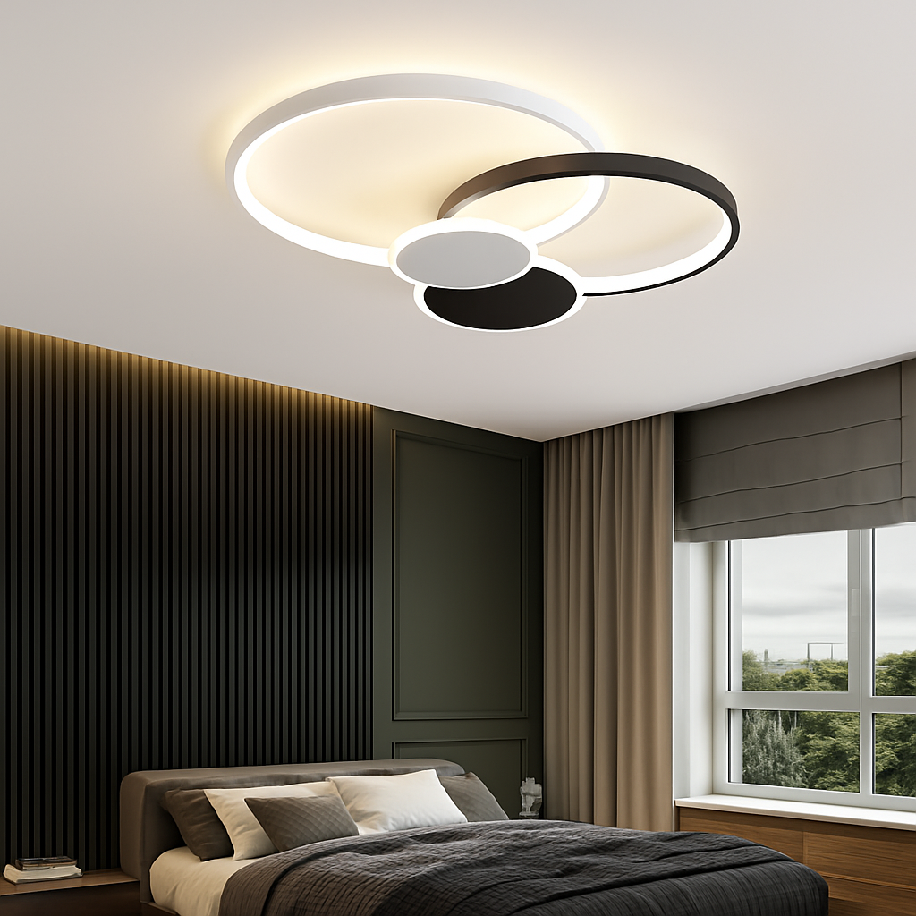 moderne dimbare LED plafondlamp met afstandsbediening