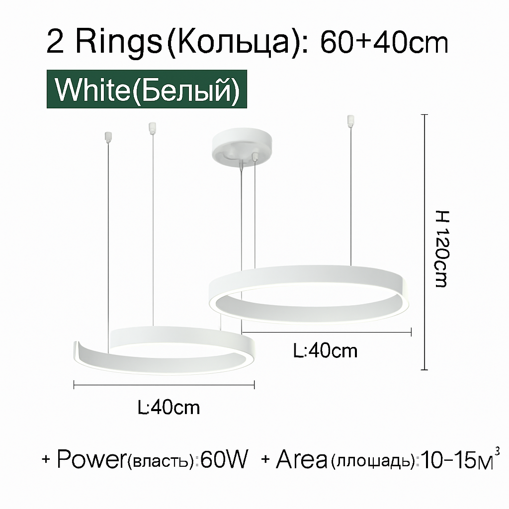 Plafondlamp hanglamp kroonluchters voor eetkamer LED slaapkamer woonkamer Scandinavische huisdecoratie moderne ronde ringlampen