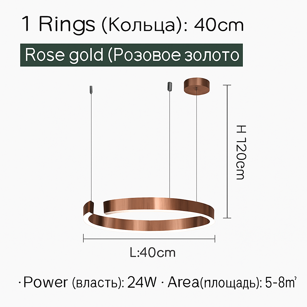 Plafondlamp hanglamp kroonluchters voor eetkamer LED slaapkamer woonkamer Scandinavische huisdecoratie moderne ronde ringlampen