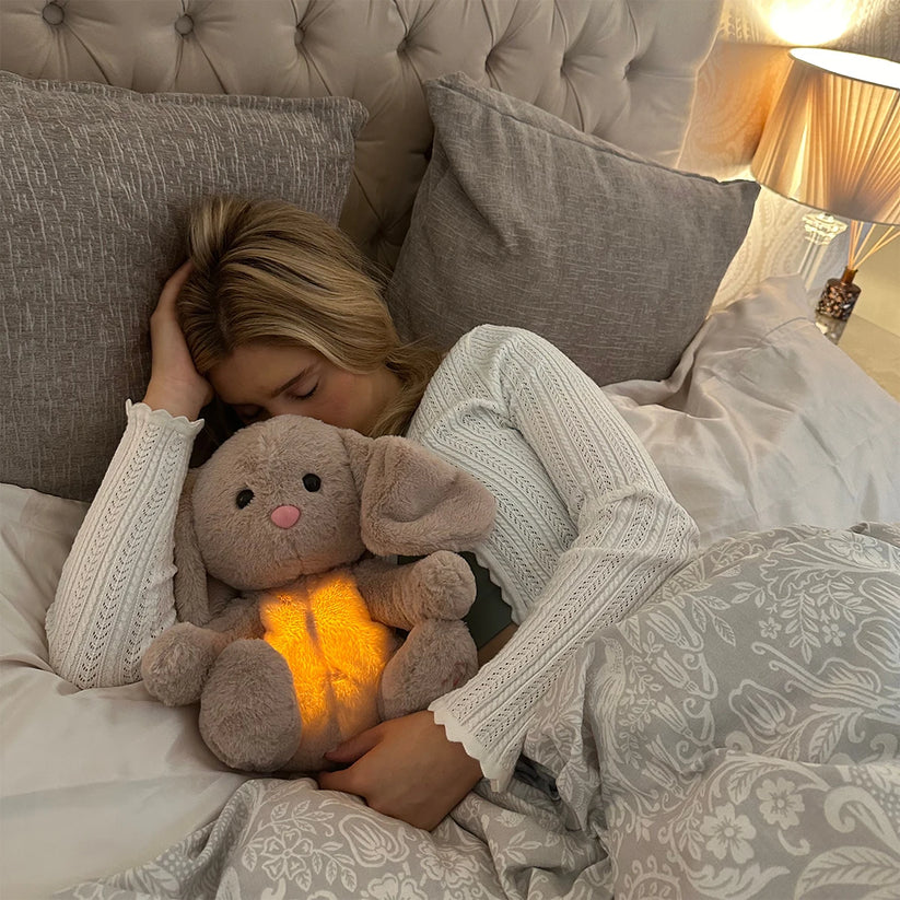 Ontspannende Knuffel met Ademhaling & Nachtlampje - Rustgevend